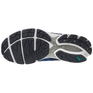 Mizuno Wave Rider Waveknit3 Παπουτσια Για Τρεξιμο Ανδρικα - Σκουρο Μπλε